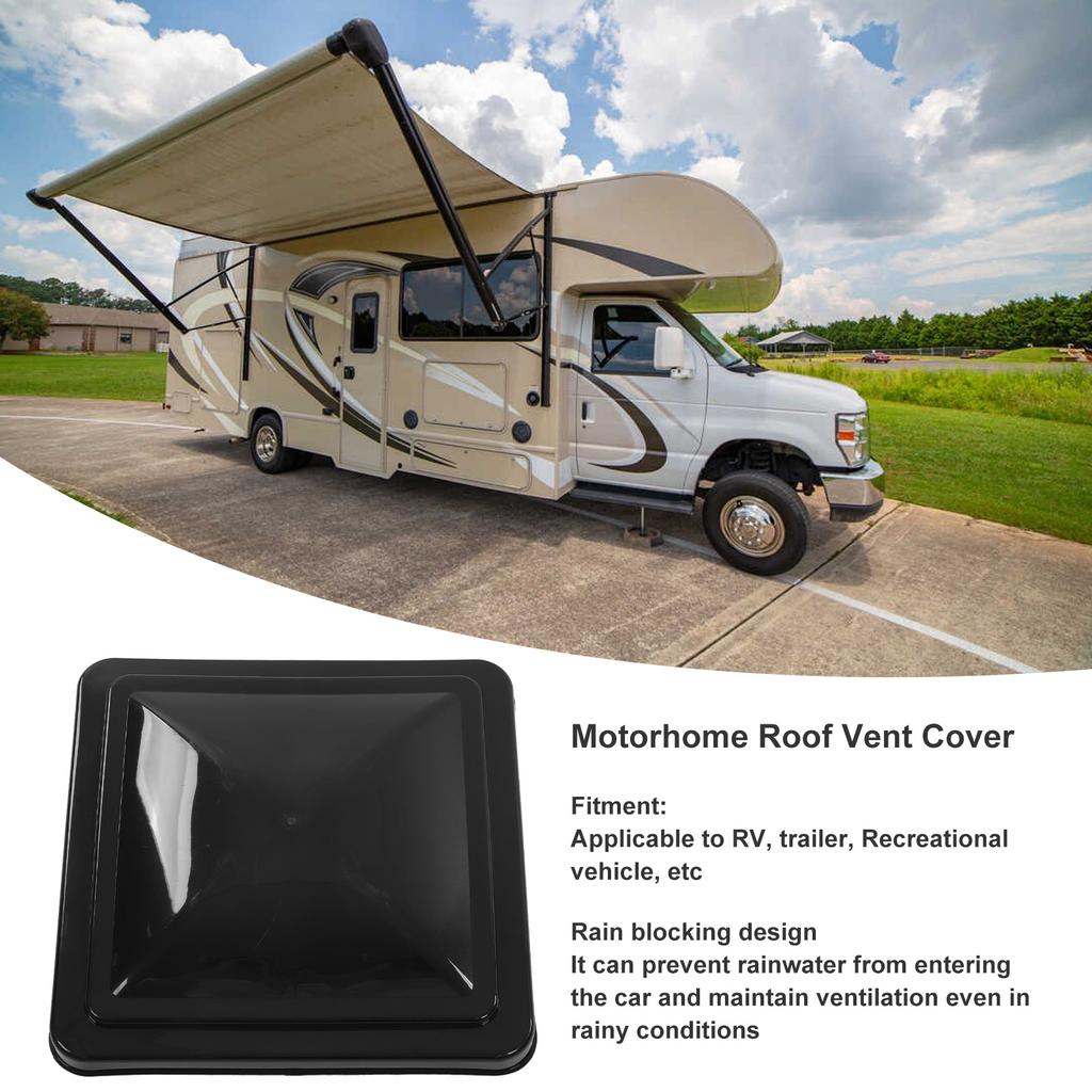 1Pc 14.7in RV Motorhome Roof Vent Cover Roof Trailer Top Vent Cover Lid Roof Vent Cover for Camper RV Trailer Ventline