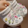 Handmade Beaded Shoe Charms Fairy Style Summer DIY Accessories for Croc Clogs Sandals Decoration