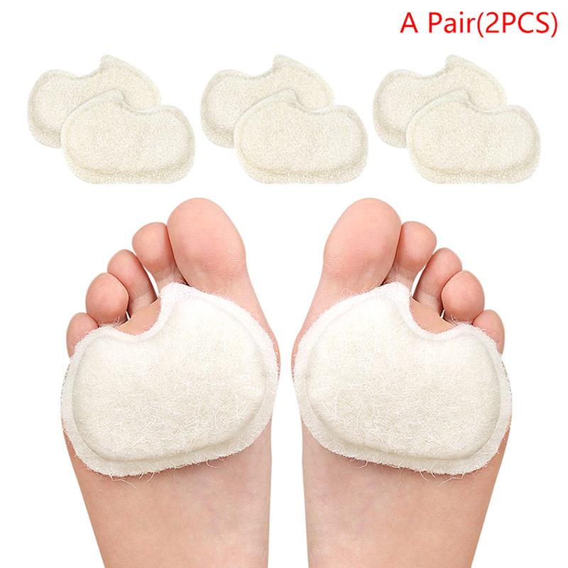 1 Pair Felt Feet Pads Relief Forefoot Support Adhesive Foam Foot Cushion Pad For Men And Women