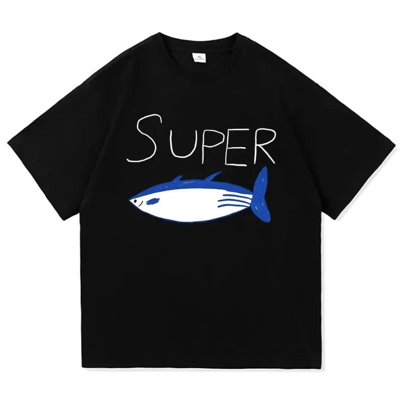 

Jin Super Tuna Fish T Shirt Kawaii Retro Fashion Men/women Clothing Harajuku High Quality Tops Clothes Days Gifts Tshirts Top... S разноцветный