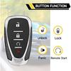 Smart Key Fob Replacement Fits for Chevy Blazer Traverse Trailblazer    2024 Chevy Bolt EUV/EV -2024 Proximity Car Keyless Entry Remote Control