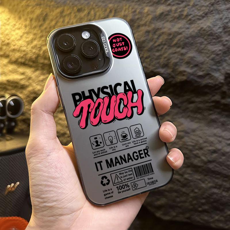 Luxury trend English letter label CaseFor  Mi 14 13 12 12T 13T Pro 11 Lite 5G NE Poco F5 X5 Pro Lens protect plating Cover