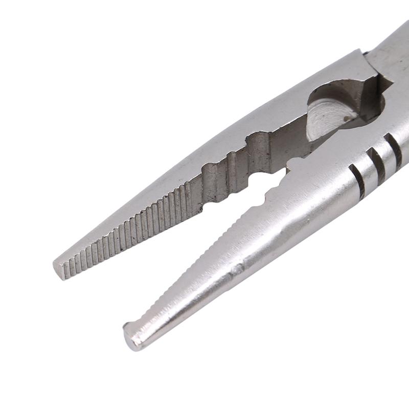 Fishing Pliers Scissors Fishing Gear with Rubber Handle Fishing Tool Fishing Tackle
