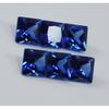 Natural Blue Sapphire Square Cut 7x5 Mm 6 PCS Lot Gems For Gift CERTIFIED MULTTIQ132