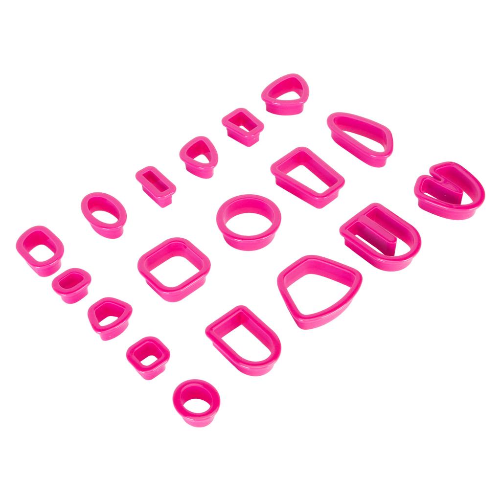 Polymer Clay Cutters Set Earring Hooks Cards Jump Rings DIY Clay Earring Cutters Kit for Jewelry