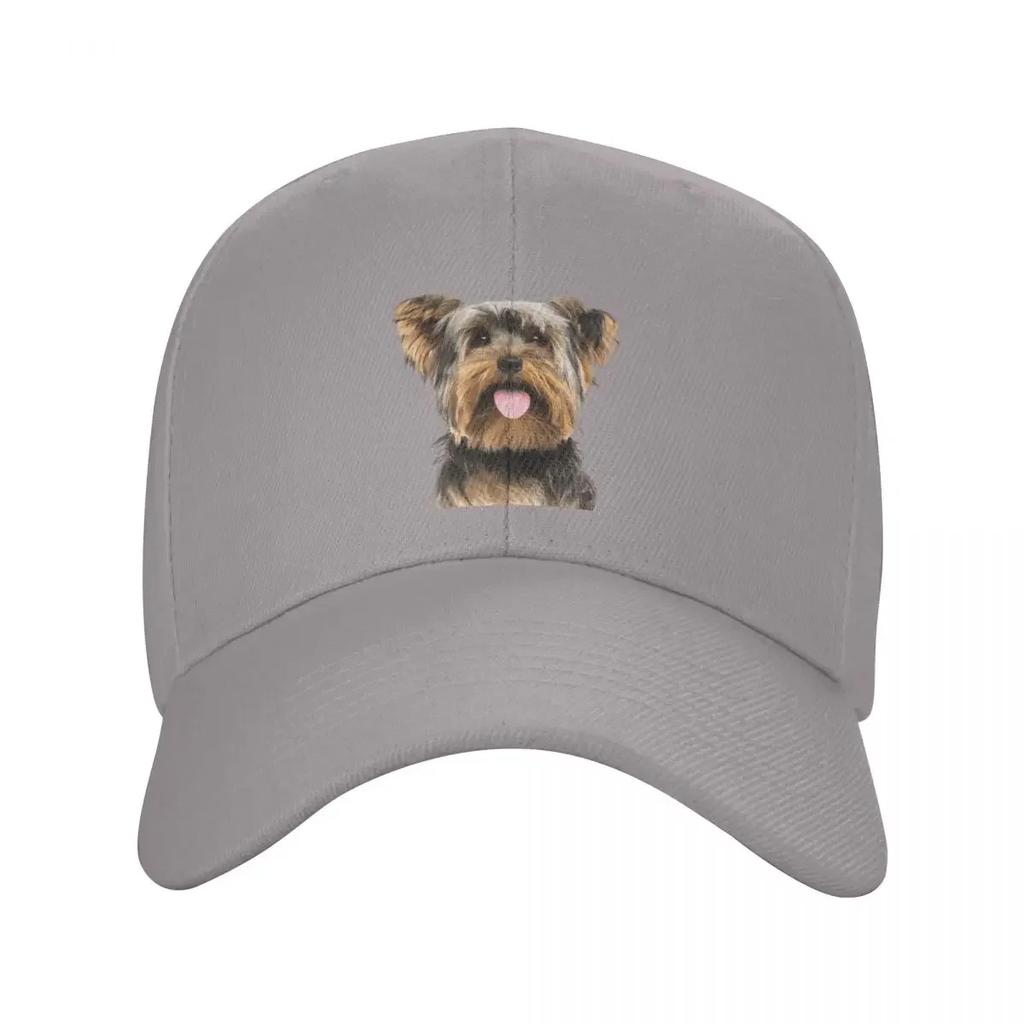 Custom Yorkshire Terrier Baseball Cap for Unisex Women Adjustable Yorkie Dog Dad Hat Outdoor Snapback Hats