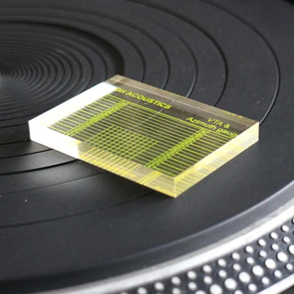 Cartuș Pick-up Braț de Ton VTA Echilibru Măsurare Azimut Orizontal Ajustare Riglă Instrument Pentru Pick-up Vinil LP Fonograf