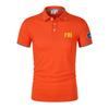 Men's Summer Polo Casual Breathable FBI Polo Shirt