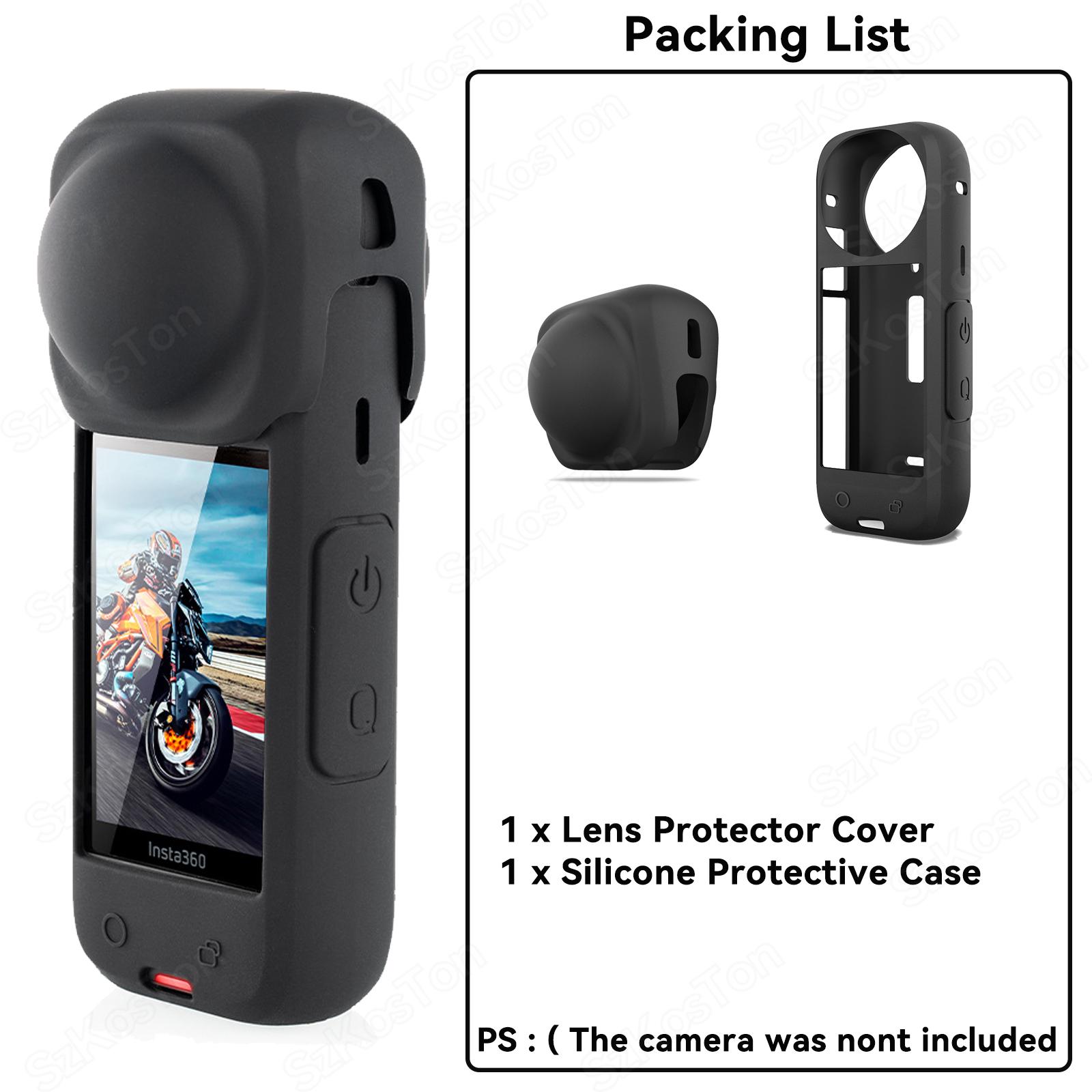 

For Insta360 X5 X4 Lens Guards + Storage Bag + Screen Protector Film for Insta 360 X4 X5 Lens Protector Anti-scratch Accessory For Insta360 X4