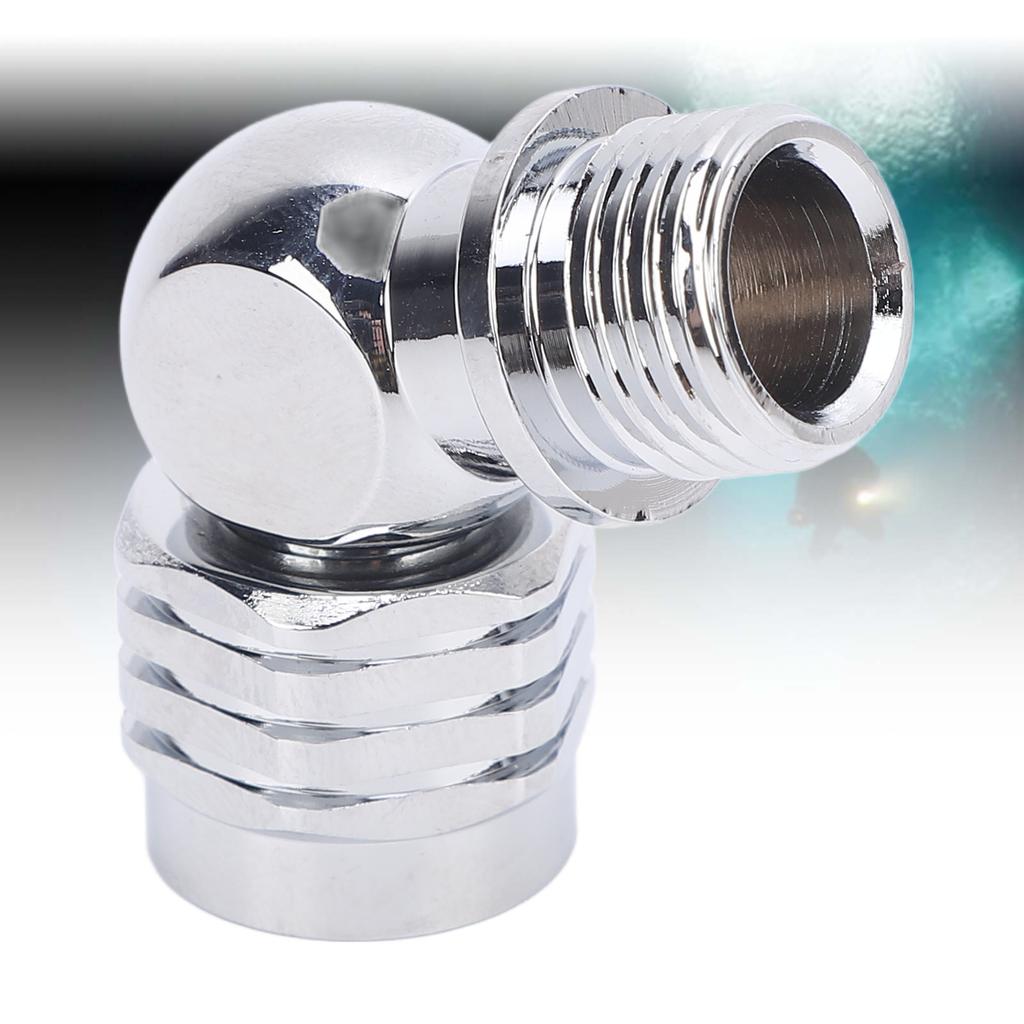 Diving Regulator Connector 110 Degree Angle Stainless Steel Rotating Adapter for Second Stage Regulator