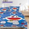 Ropa de cama Doraemon Azul Lindo 1 Funda Nórdica 2 Fundas de Almohada Sin Relleno Juego de Ropa de Cama Funda Nórdica y Funda de Almohada Regalo de Navidad Cumpleaños