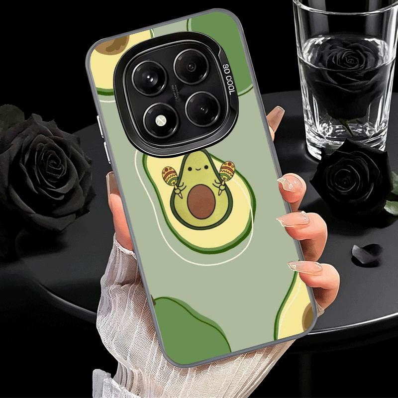 Cartoon Niedliche Avocado Weiche Handyhülle für Samsung Galaxy S24 S25 FE S26 Edge S23 Ultra S22 Plus S21 + Stoßfeste Abdeckung Rückschale