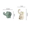 Ceramic Handicrafts Simulation Animal Sculpture Abstract Elephant Figurine Abstract Bubble Home Decoration Accessories