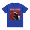 Zerstörer von Kolonien Ameisenbär Japanisches Vintage T-Shirt Unisex Damen Mode Lässig Gemütliches T-Shirt 100% Baumwolle Harajuku Gothic T-Shirt