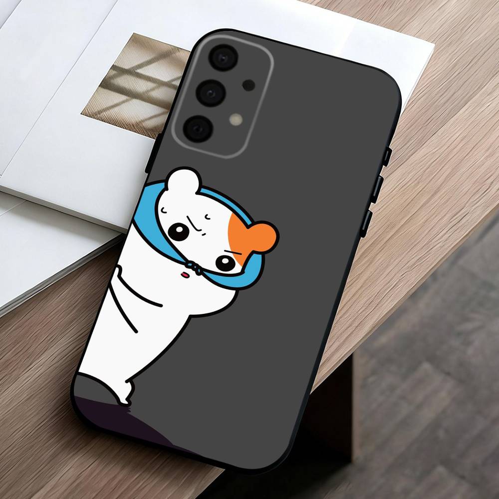 L-Lovely O-Oruchuban E-Ebichu Phone Case For Samsung Galaxy A73,A72,A71,A70,A53,A52,A51,Soft Silicone Black Cover