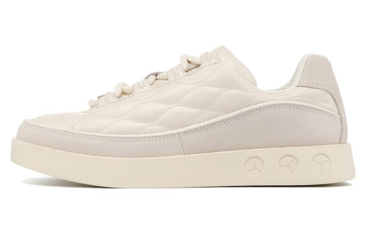 LI NING 1990 Классическая коллекция Колокольчик 3 Износостойкие и легкие Низкие кеды для скейтборда Женские Кремовый ALHT074-2 36