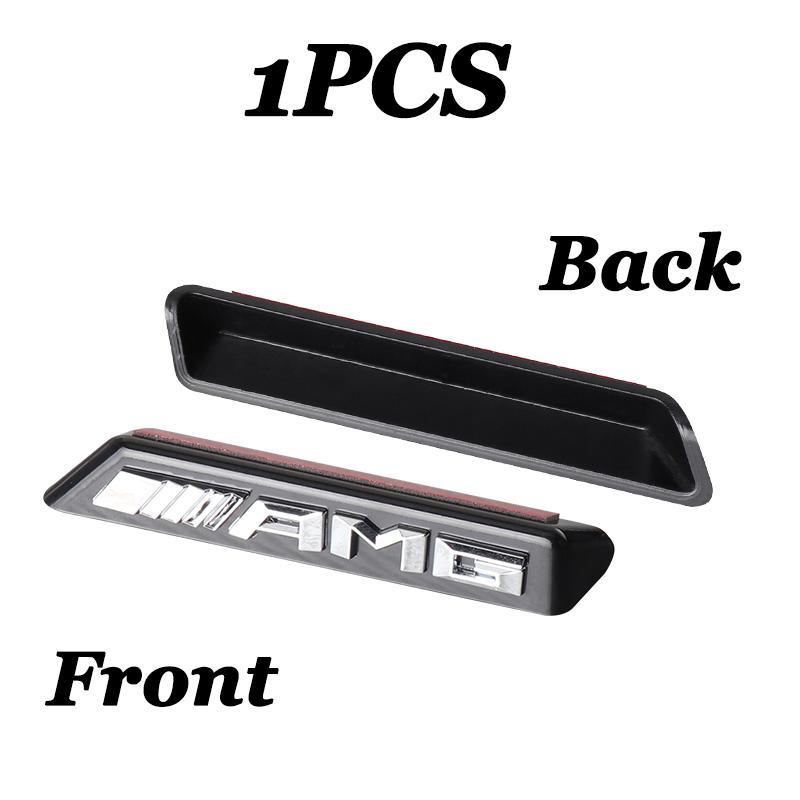 3D ABS Car Styling Front Grille Emblem Sticker Decoration Badge Auto Accessories for Mercedes Benz AMG W222 W204 W212 W176 W108
