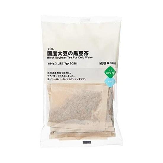 Muji Cold Brew Domestic Soybean Black Bean Tea 154g (7.7g20 Bags 1L)