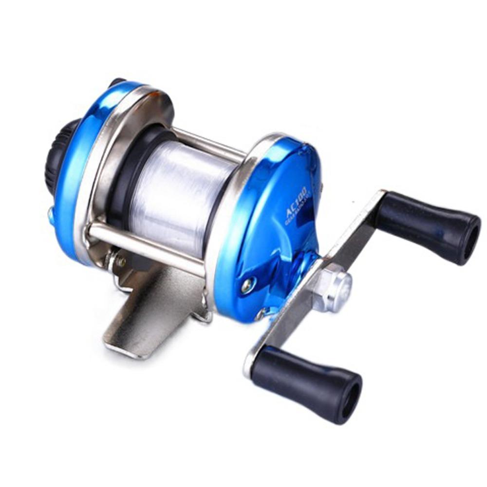 Metal Construction Ice Fishing Reels Right Left Hand Mini Size Fishing Spinning Reel Portable Use High Speed