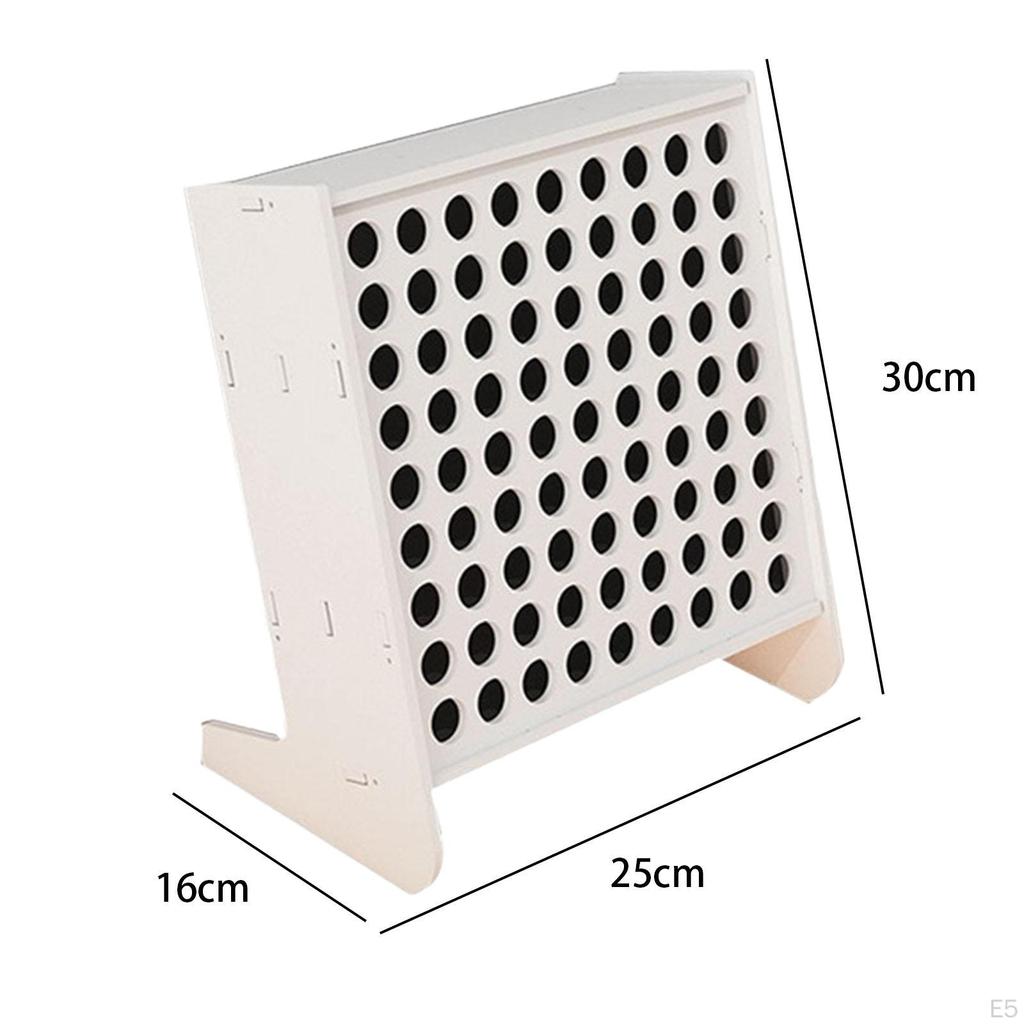 Art Marker Organizer Display Stand Multi Slots Desktop DIY Craft Storage Rack Paint Brushes