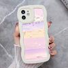 Silicone Phone Case For iPhone 11 6s SE 2020 16 7 8 Plus 13 15 14 Pro Max 12 XR Wave Shockproof Soft Love Heart Cover Funda