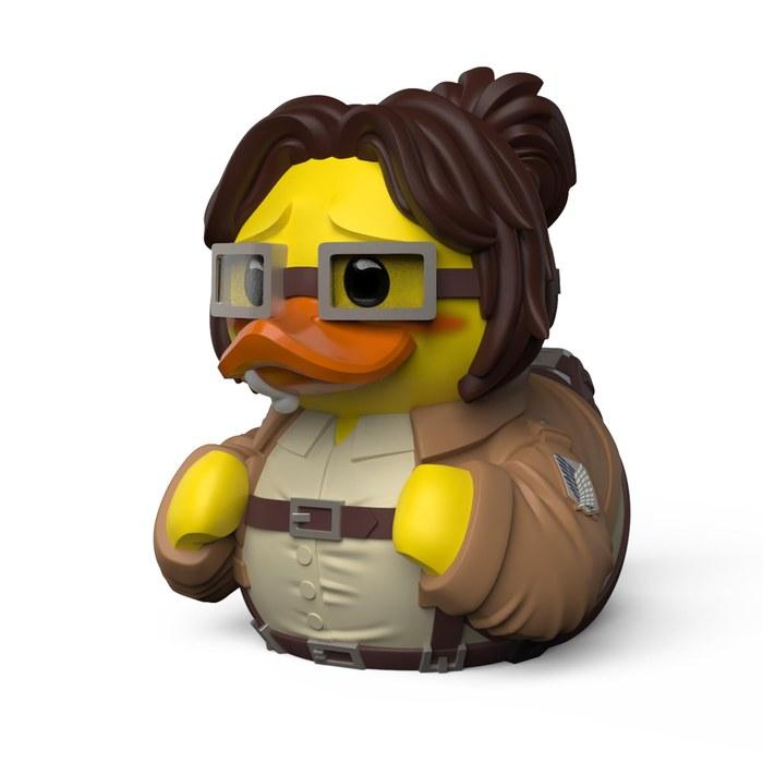 TUBBZ First Edition: Attack on Titan - Hange Zoe Cosplay Rubber Duck Vinyl Figure (Bathtub) 9cm