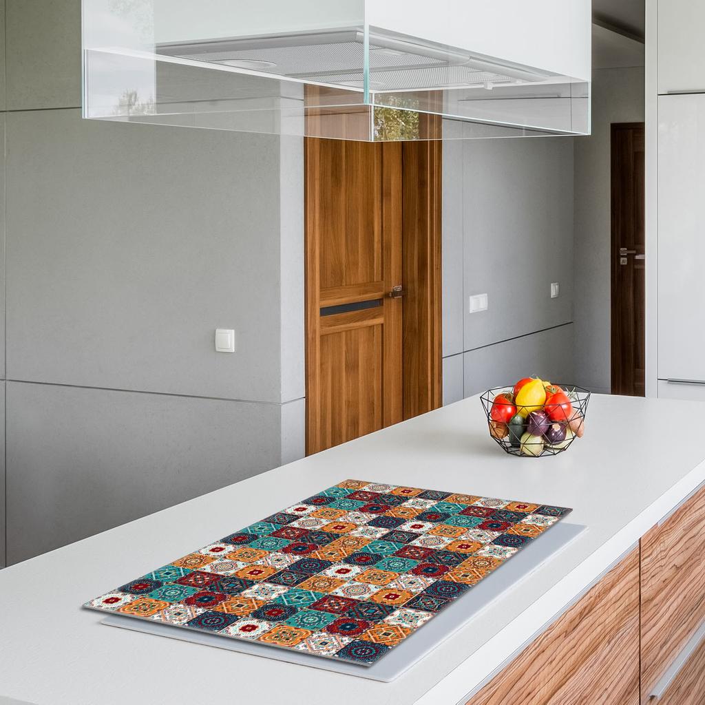 Placa protectora de cristal para vitrocerámica 80x52 Mosaico