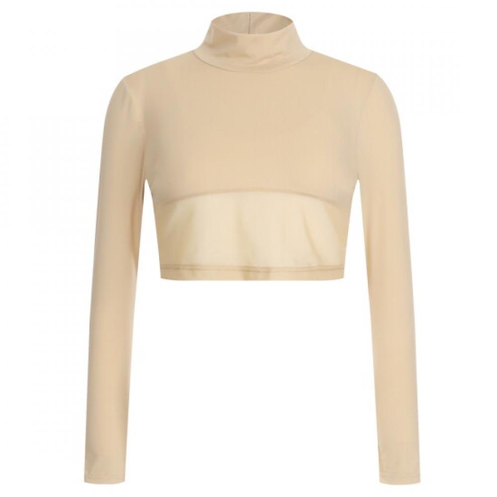 Shop Women S Korean Cool Stretch Inner Long Sleeve Golf Tee Beige Sh wSh 20779
