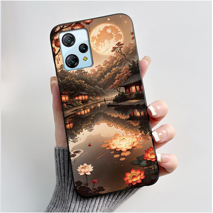 For Blackview A53 Case Blackview A53 Pro Back Cover Luxury Cute Love Rabbit Funny Black TPU Soft Silicone Protective Phone Case