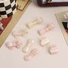 Side Acetate Bow Bangs Hairpin Women'S Forehead Headdress High-End Temperament Side Clip Hairpin