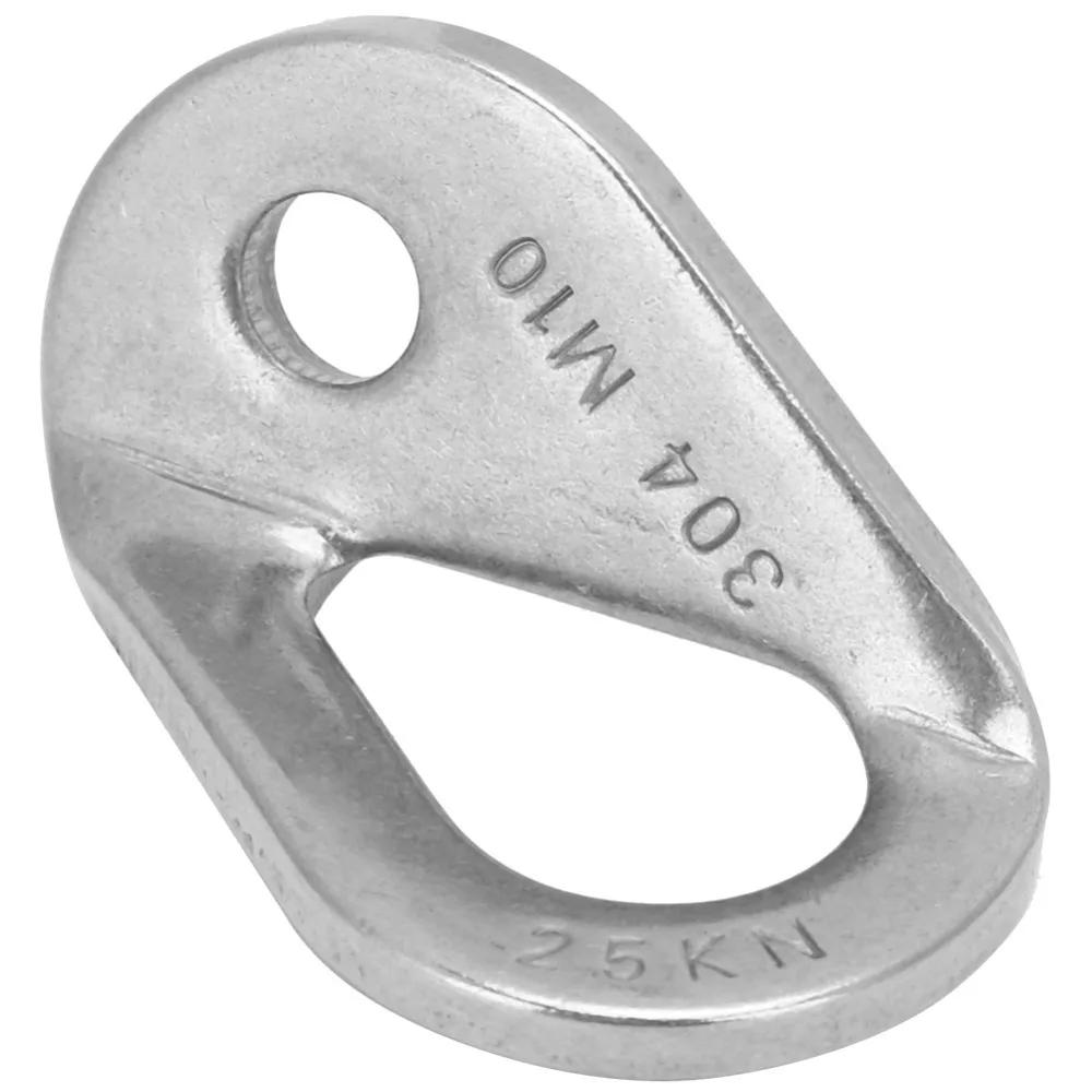 Stainless Steel Piton Bolt Hanger 25KN Breaking Load Climbing Hardware Accessory Climbing Bolts Hanger серебряный