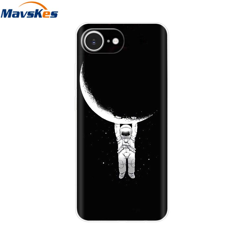 For iPhone 16e Case For Apple iPhone 16e Case Luxury Clear Painted Cover Case For iPhone 16e 16 E Coque Protective Cover Fundas