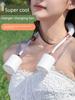Neck-Hanging Fan, Portable Long-Lasting Mini Fan, USB Charging, Strong Wind, Outdoor Cooling and Cooling Device