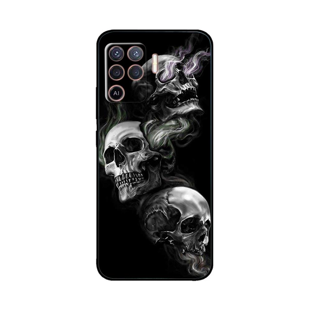Cover per OPPO Reno 5 Lite Custodia Morbida in Silicone Fiori Bumper per OPPO Reno 5 F oppoA94 4G Custodie Reno 5 Lite Custodie per Telefono
