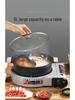 Portable Multifunctional Cassette Stove for Outdoor Cookouts & Grilling