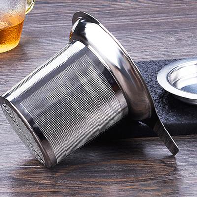 Convenient with Handle Filtration Lightweight Mug Cup Loose Leaf Tea Filter Strainer Tearoom Supplies Tea Funnel