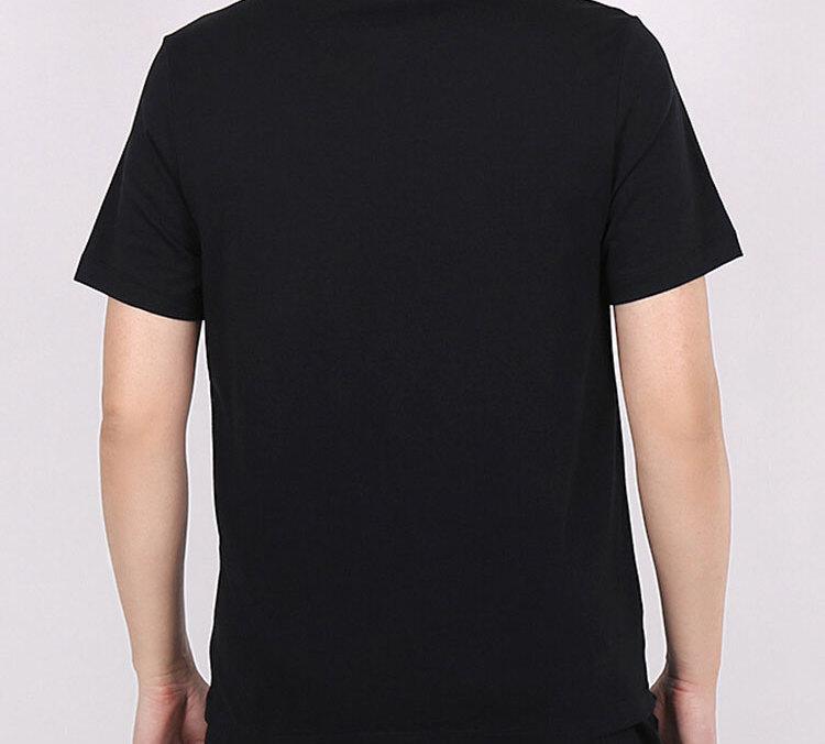 Nike T Shirts Men's Black Crew Neck Moderate Straight Fit CZ3575-010