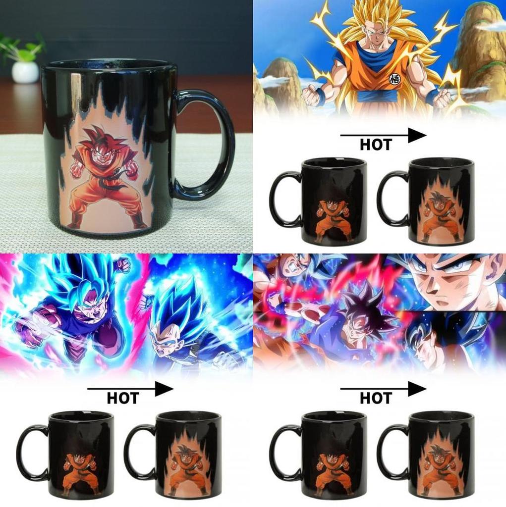 Dragon Ball Goku Color Changing Ceramic Mug For Gift And Home Use