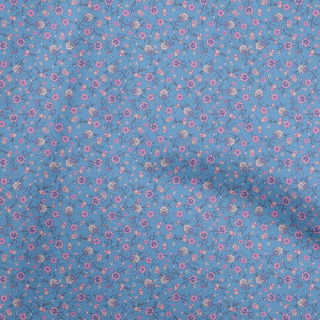 oneOone Cotton Flex Light Brown Fabric Asian Suzani  Fabric For Sewing Printed Craft Fabric By The Yard 40 Inch