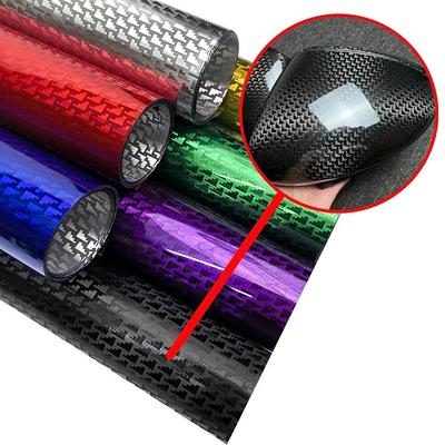 50x30CM 152x10CM Kohlefaser Vinylfolie 3D-Effekt Wrap Folienaufkleber für Auto Motorrad DIY