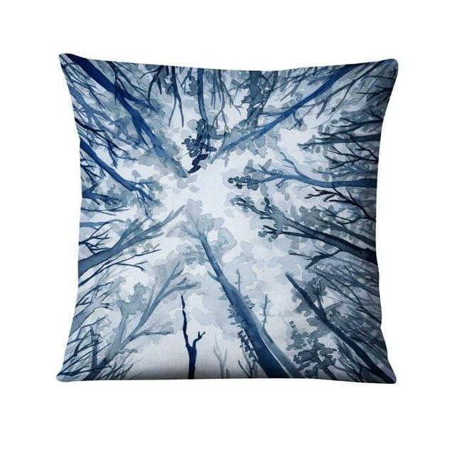 Aquarell Wald Druck Kissenbezug Kissenbezug Dekorativ Heimdeko Sofa Moda
