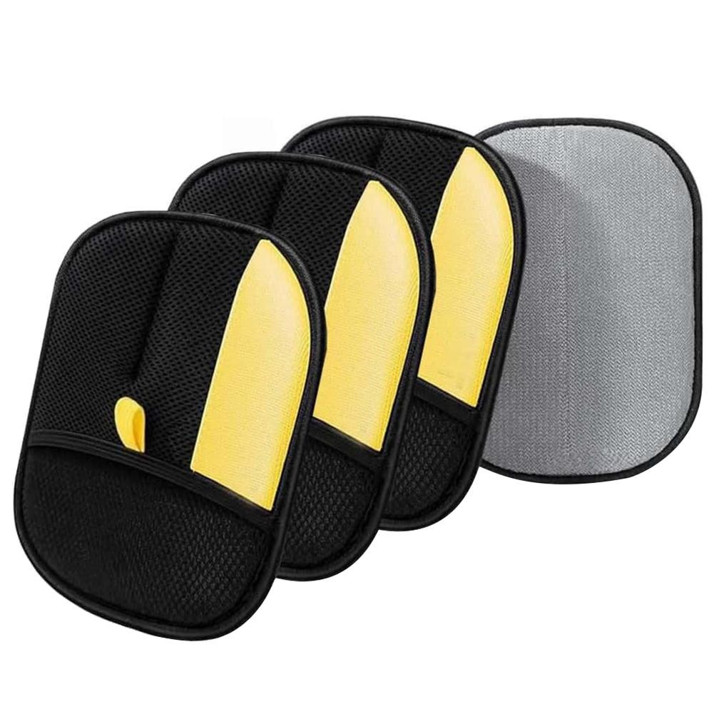 Pet Hair Remover Gloves Reusable Cat Grooming Gloves Pet Fur Removal Mitt for Furniture Curtain Carpet