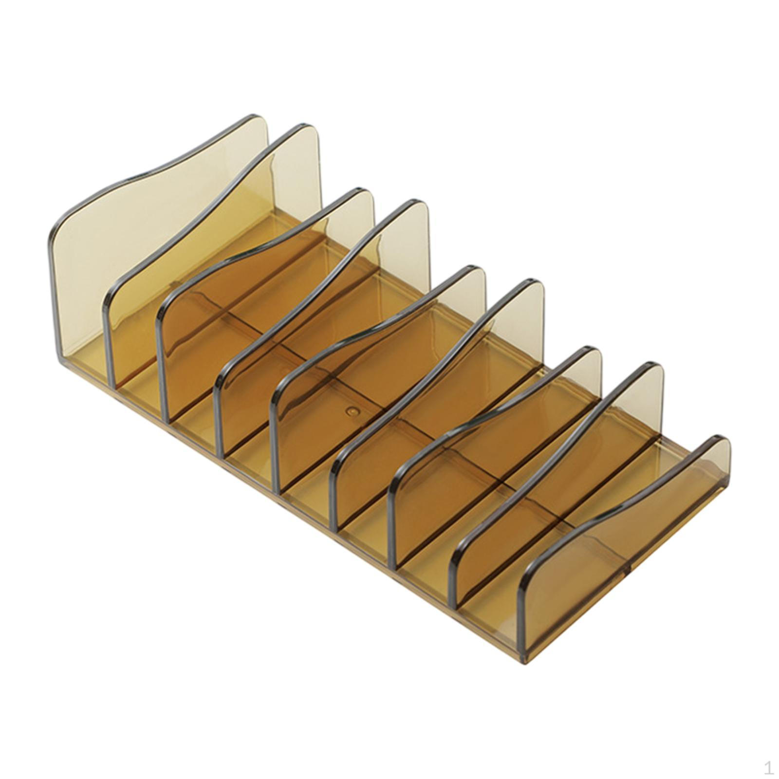 

Acrylic Holder for Makeup Palettes, Cosmetic Storage Solution Bathroom жёлтый