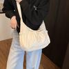 Fashion Cloud Bag Large Capacity Shoulder Bag 2025 Niche Design Messenger Bag Pleated Lightweight Tote Bag Women