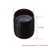 Yibuy Volume Control Dome Knobs, Rotary Knobs, Aluminum, for Electric Guitar/Bass, Pack of 10, Black, 6mm Inner Diameter