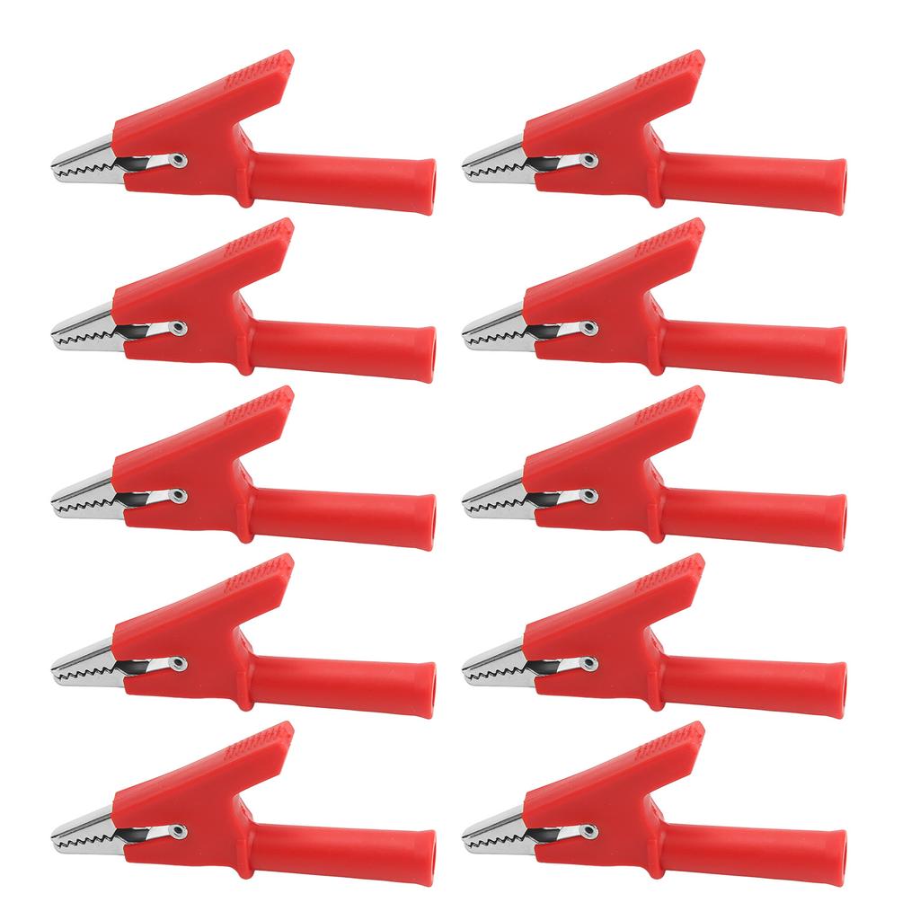 Testing Clamp  Clip 10mm Opening Firm Connection 10A Rated Current for Battery