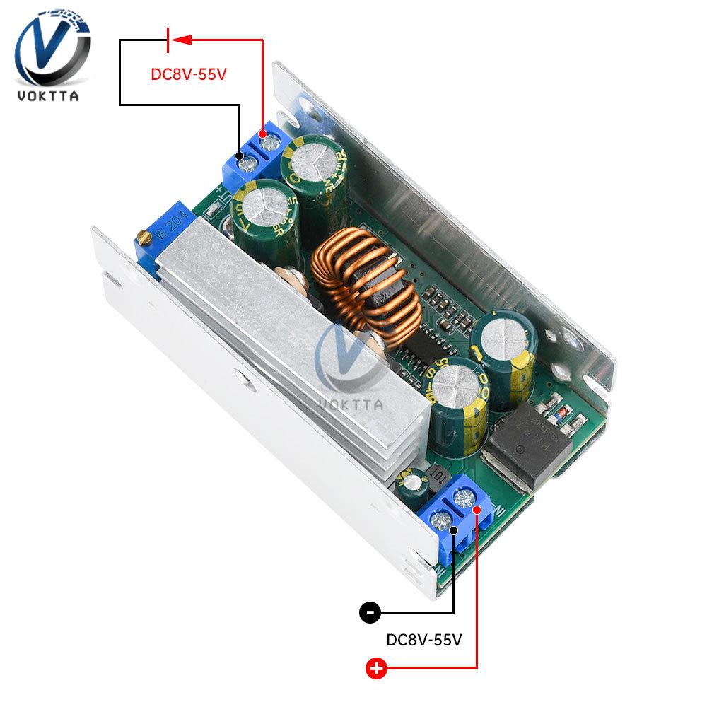 111W 11A DC-DC Buck Converter 11V 11V 16V 18V Step Down Power Supply Module 8-61V to 1-16V Adjustable Voltage Converter