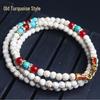 Turquoise Butterfly Somdej Phra Pidta Amulet Necklace for Men and Women