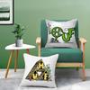 H-Huf Fashion Pillow Case Comfort Sofa Bed Silky elegant Invisible zipper Decorative cushion cover