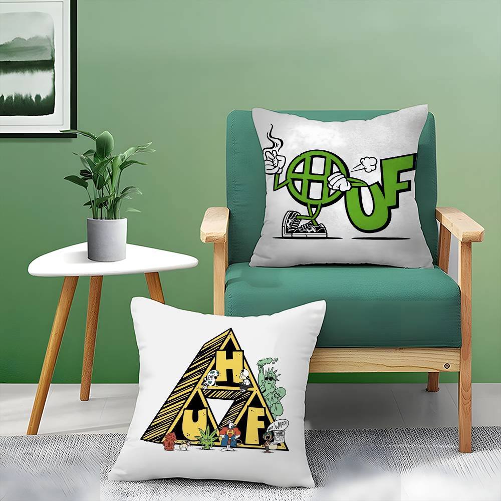 H-Huf Fashion Pillow Case Comfort Sofa Bed Silky elegant Invisible zipper Decorative cushion cover